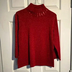 Dressbarn Red Sweater Size Medium